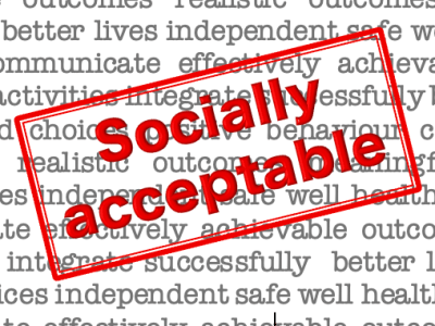 Socially acceptable
